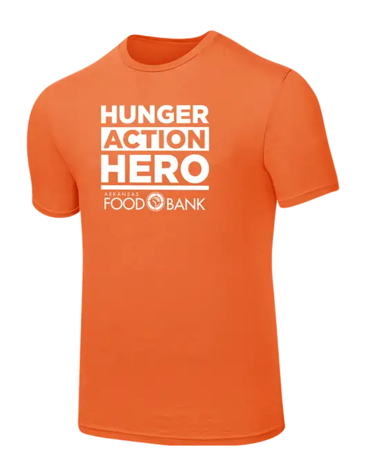 Seriously Soft Orange T-Shirt w/Hunger Action Month Logo