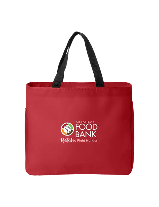 Essential Red Tote w/Arkansas Foodbank Logo