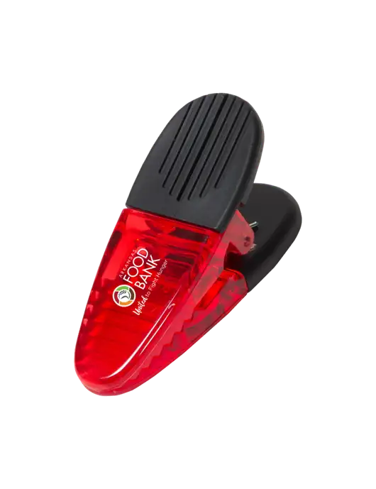 Magnetic Red Power Clip w/Arkansas Foodbank Logo