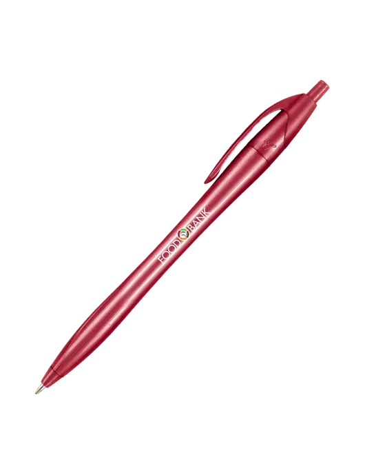 Novella Red Solid Pen - Black Ink w/Arkansas Foodbank Logo